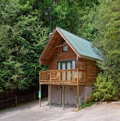 small log cabin for weekends